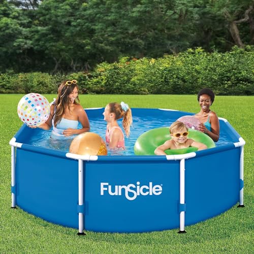 Funsicle Rundes aufblasbares Schwimmbad Activity Pool Ø 2,44m x h 76cm