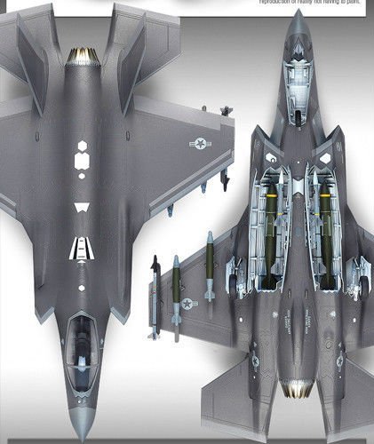 F-35A Lightning II Academy 1/72 maquette idée cadeau passionné USAF 12507