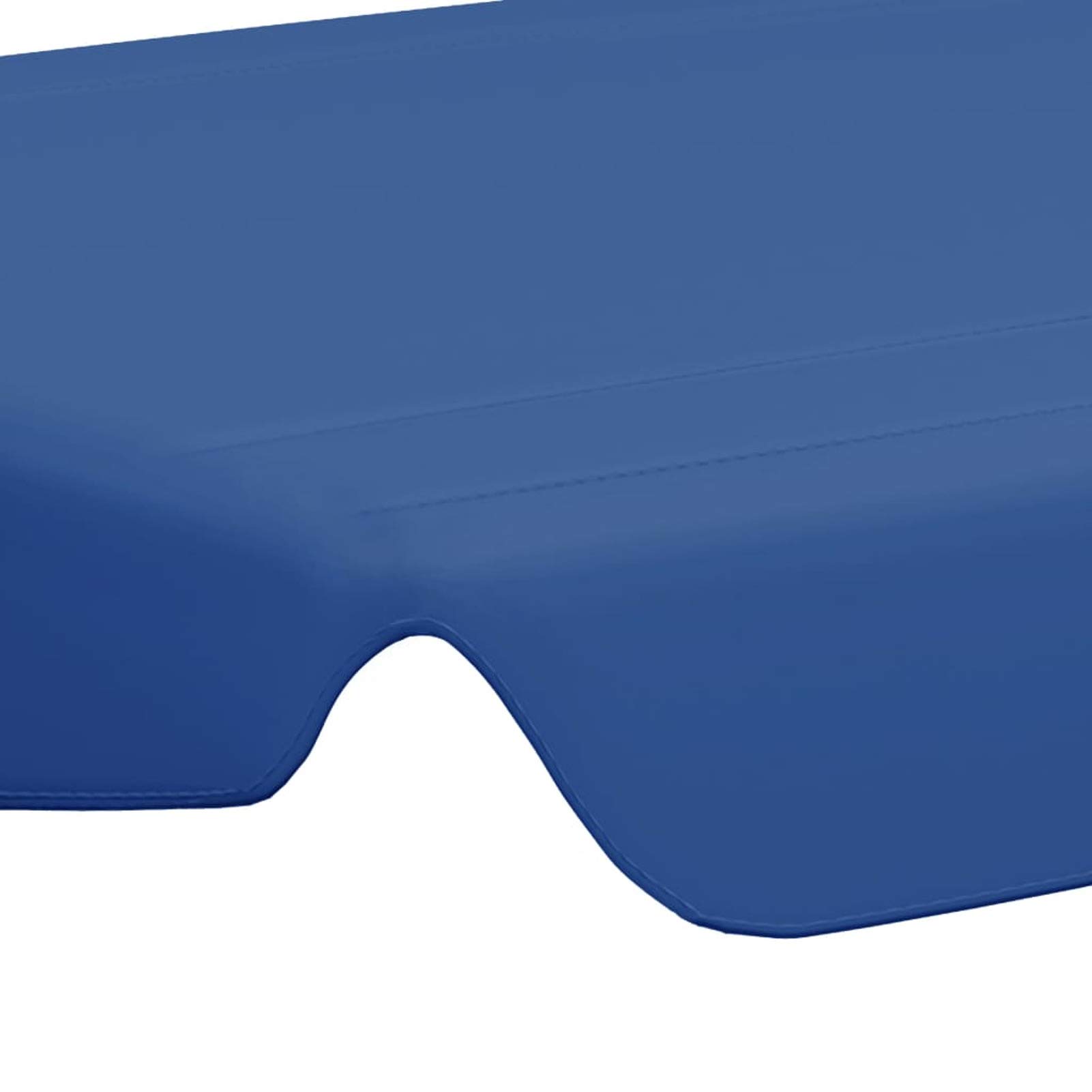 Tidyard Toit de Remplacement de Balançoire Imperméable Bleu 188/168x110/145 cm