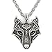 TTKP Norse Vikings Pendant Necklace Norse Wolf Head Necklace Original Animal Jewelry Wolf Head hange