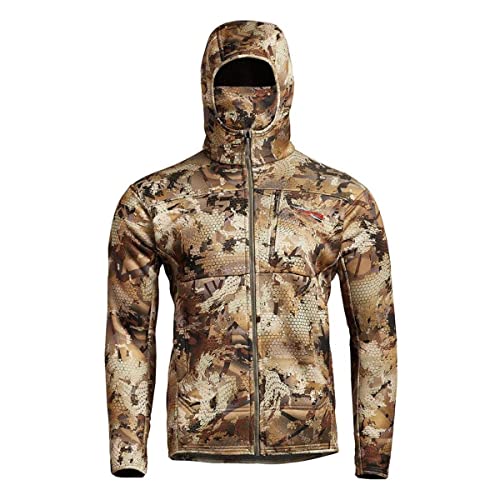 SITKA Traverse Hoodie - Breathable Heavyweight Fleece Mens Hunting Sweatshirt Hoodie Marsh Extra Large