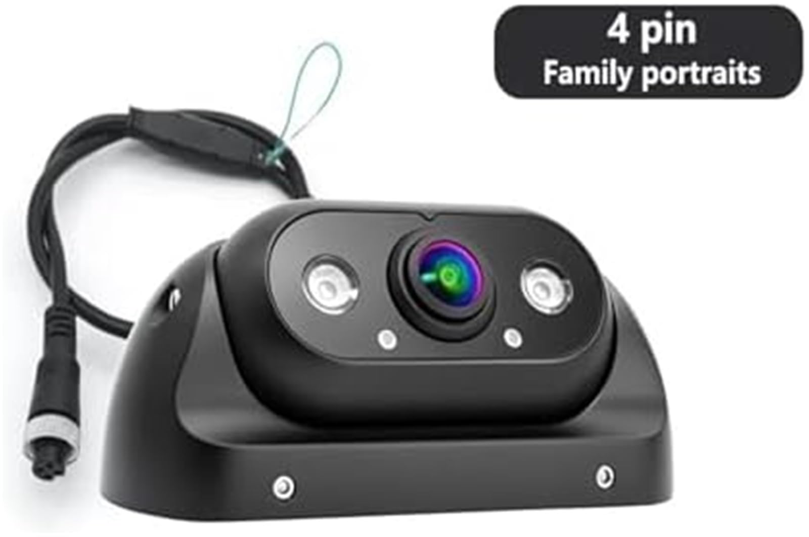 Kamera tylna Cvbs Ahd 1080P Samochód, dla monitorowania autobusów ciężarowych Night Vision Cofanie 12-24 V System kamer wspomagających parkowanie samochodu(BLACK 4 PIN)