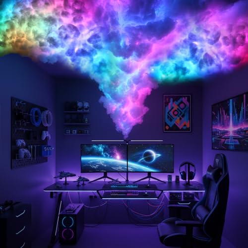 Kit de Luz LED 3D Nube Tormenta Huquary 2 Pzs 16 Pies miniatura 1