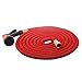 MALLCROWN Expanding Hose,Strongest Expandable Garden Hose Double Latex Core Solid Brass Connector with 8 Pattern Spray Nozzle (50ft, Red)