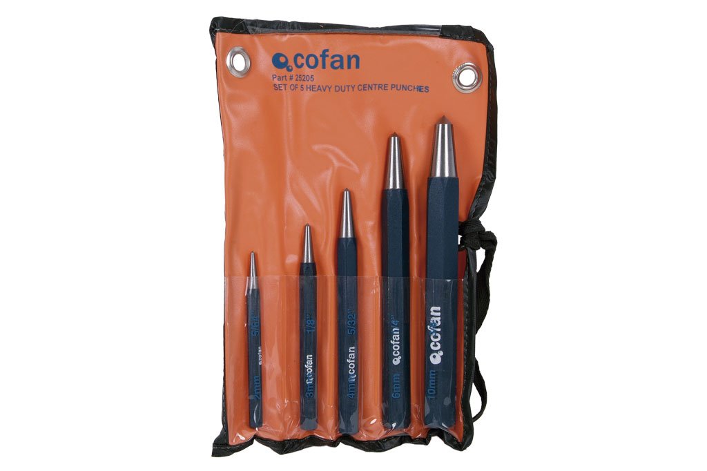 Ensemble de pointeaux pour tracer Cofan comprenant 5 pièces de tailles différentes