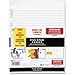 Five Star Loose Leaf Paper, 3 Hole Punched, Reinforced Filler Paper, Wide Ruled, 10-1/2 x 8 inches, 100 Sheets/Pack, 1 Pack (15000)