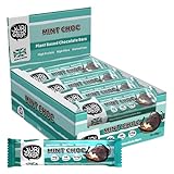 YuBi Mint Choc - 12 Pack - Protein Bars - 99 Calories, High Protein, High Fibre, Low Sugar, Gluten Free and Dairy Free - Healthy Snacks/Nutrition Bar - Chocolate Bars - 420g