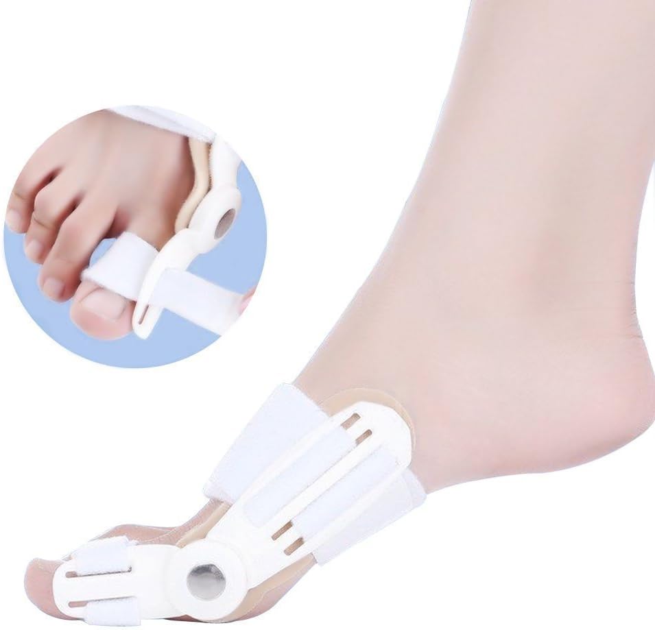 2pcs Toe Shaping Hallux Valgus Big Toe Bunion Splint Spreader Straightener Corrector Regulator Treatment Footful Foot Pain Relief Hallufix Hallux Valgus Schiene Orthese Bunion Aid System