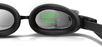 Holoswim Smart Swim Goggles 2PRO, AR Real-Time Display, Data Tracking & Training Plans Swim Goggles, Nano Anti-Fog