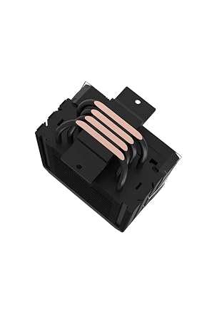 DRAGOS DIGITAL Isı Göstergeli 4 Isı Borulu 3000RPM 220W Intel & AMD Siyah Kule Tipi CPU Soğutucu