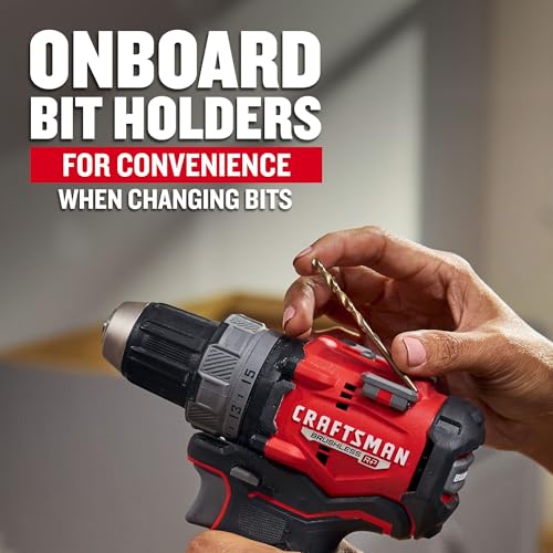 Image of CRAFTSMAN V20 1 /2 Inch Drill /Driver Kit with 2 Batteries and Charger (CMCD725D2)