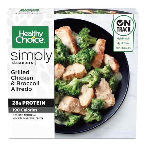 Healthy Choice Simply Steamers Grilled Chicken and Broccoli Alfredo, Convenient