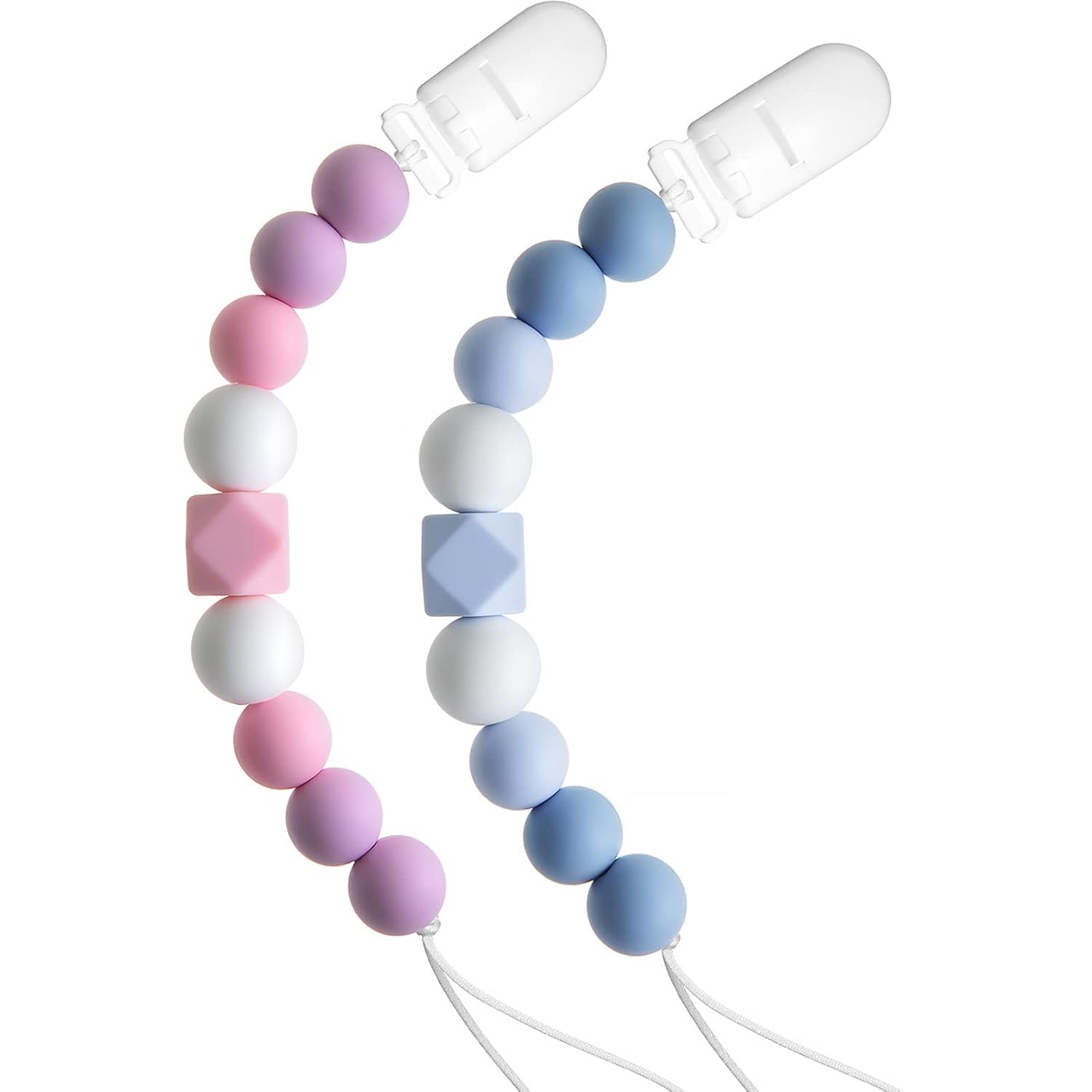Silicone Pacifier Clips with Teething Beads Pack Nigeria Ubuy