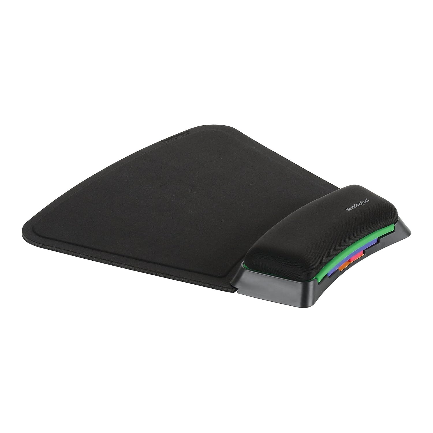 Kensington SmartFit Tappetino per mouse con poggiapolsi ergonomico (K55793AM), nero, 26,4 x 26,2 cm