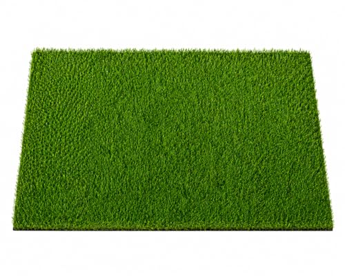 Image of Premium Artificial Grass Mat for Balcony, Garden & Entrance | Soft Anti-Slip Washable Green Turf Floor Mat for Indoor Outdoor Home Decor | Synthetic Lawn Mat | Medium | 16 X 24