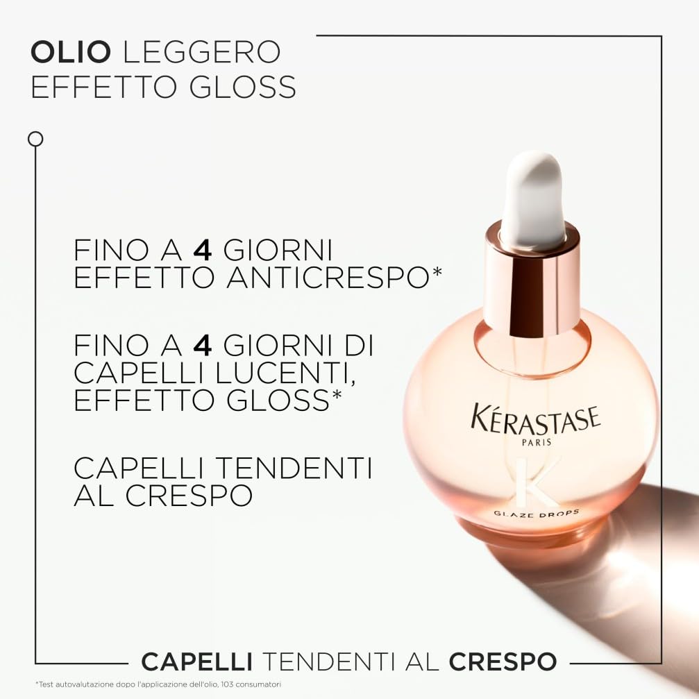 Kérastase Gloss Absolu Olio Leggero Extra Lucentezza per Capelli Crespi 45ml