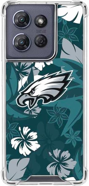 Skinit Clear Phone Case Compatible with Moto G 5G (2025) - Officially Licensed NFL Philadelphia Eagles Camo Design