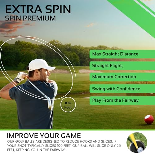 Polara Extra Spin Self-Correcting Golf Balls