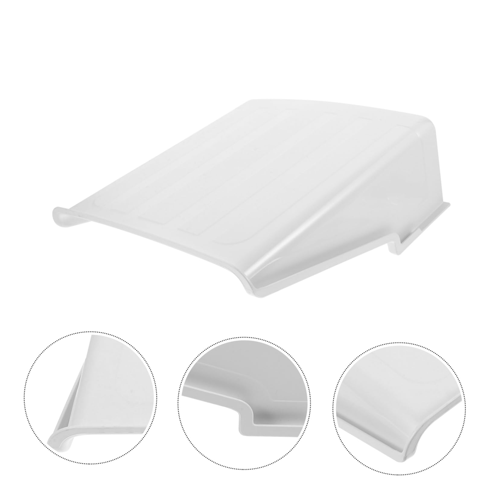 HOMSFOU Housse De Pluie pour Appareil Photo Bouclier De Caméra Extérieure Housse De Pluie pour Sonnette Caméra De Housse De Pare-Pluie Abri Protéger Blanche Plastique Protection Solaire