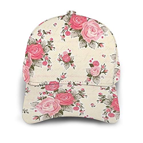 Baseball Cap Retro Flowered Print Dad Caps Circular Top Classic Fashion Casual Adjustable Sport For Women Hats #TOP2