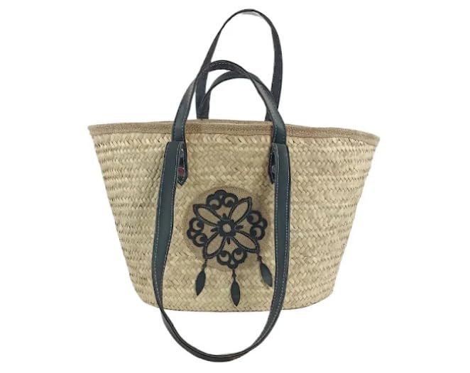 Sac à main artisanal en palmier, l'authenticité d'un tressage fait main unique