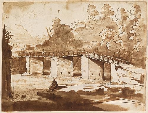 Cuadro de paisaje clásico de Claude Lorrain pintura sobre lienzo decorativa 60x90cm