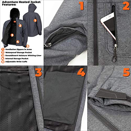 Image of Fieldsheer Mobile Warming Men's Adventure Heated Jacket with Battery