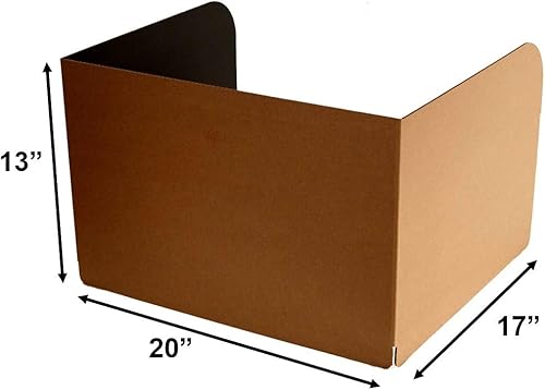 Miniatura 2 de X-Tra Large Premium Privacy Shields - 13" de alto - 17" de profundidad x 20" de ancho - Grados K-6 - Se vende en paquetes de 20, 30 y 40 - Duradero
