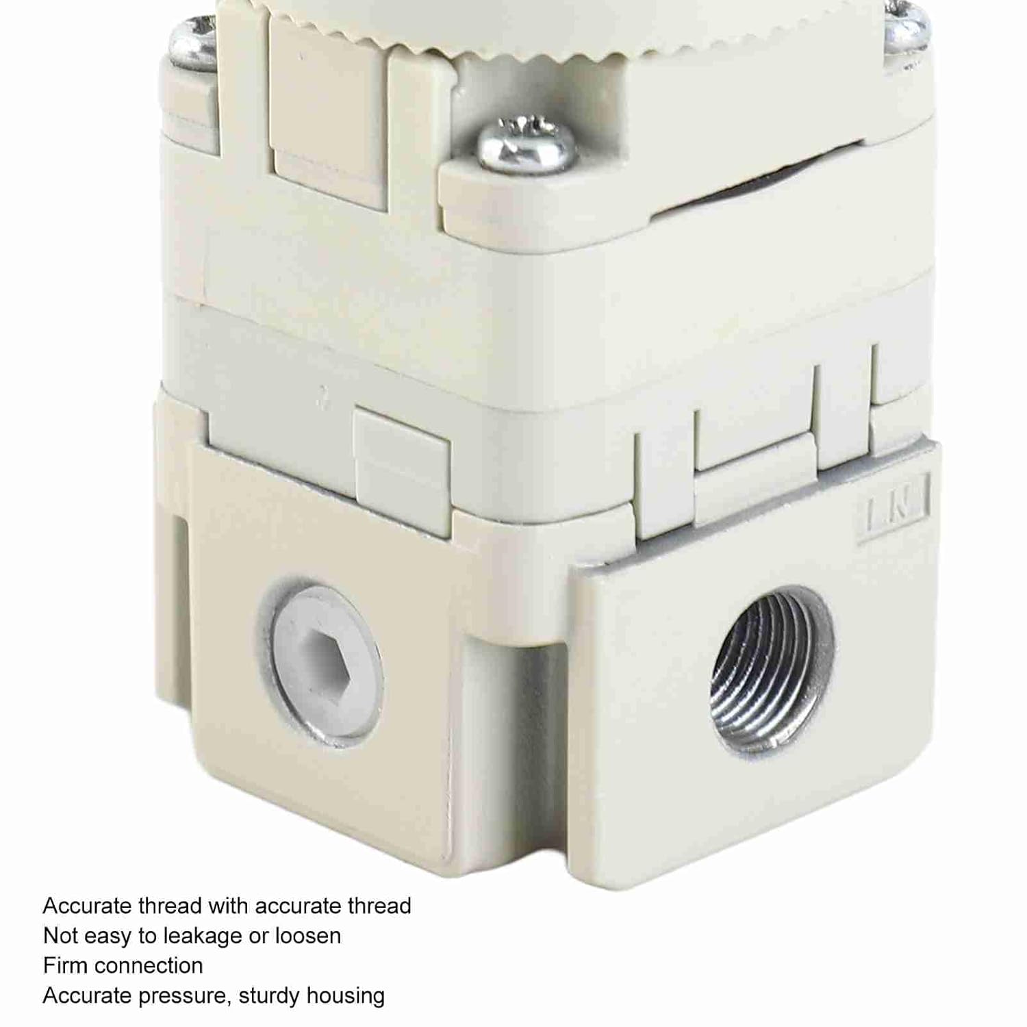 Compressed Air Regulator Pneumatic Pressure Reducing Valve with Accurate Control Sturdy Housing for Industrial Air Tools and Machinery Installation