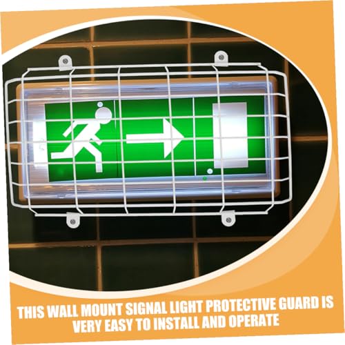 Couvercle de Protection Métallique Durable pour Signal Urgence et Bloc Secours