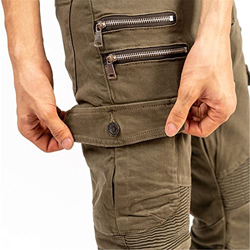 BEDSETS Pantaloni da Moto, per Uomo, Jeans in