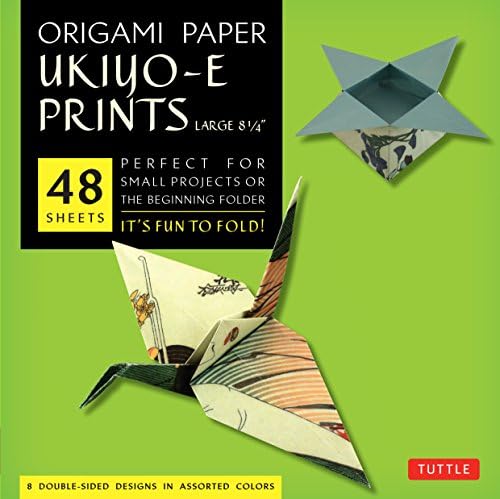 Origami Paper - Floating World Prints - 8 1/4" - 48 Sheets: Tuttle Origami Paper: High-Quality Large Origami Sheets Printed with 8 Different Designs: Instructions for 6 Projects Included Loose Leaf – July 9, 2013