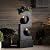 SERBILHOME Water Fountain Outdoor Garden 46.05'' Tall Fountains with Lights, Sphere Waterfall Feature for Patio Yard Pool Outside Decor,Grey