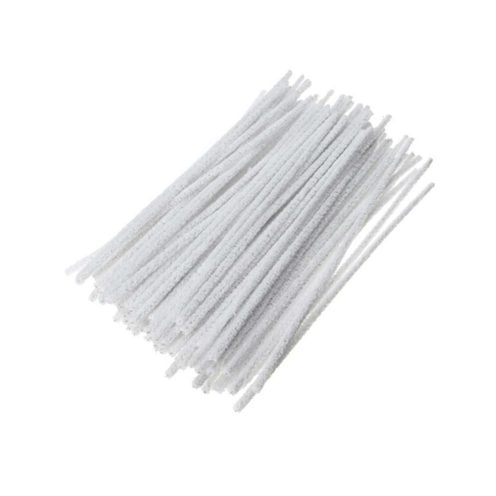 Smoking Pipe Cleaners Blend Cotton Rods Tobacco Smoke Mouthpiece Convenient Cleaning Tool （50pcs/Pack，1PACK，50pcs in Total）
