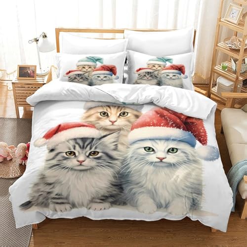 Sapins de Noël Parure de Lit Super King 260x220 en Microfibre - 3
