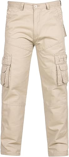 Unisexd Adult Cargo Pants Casual Multi-Pockets Outdoor Sweatpants Active Sport Joggers Pant Full Length Trousers