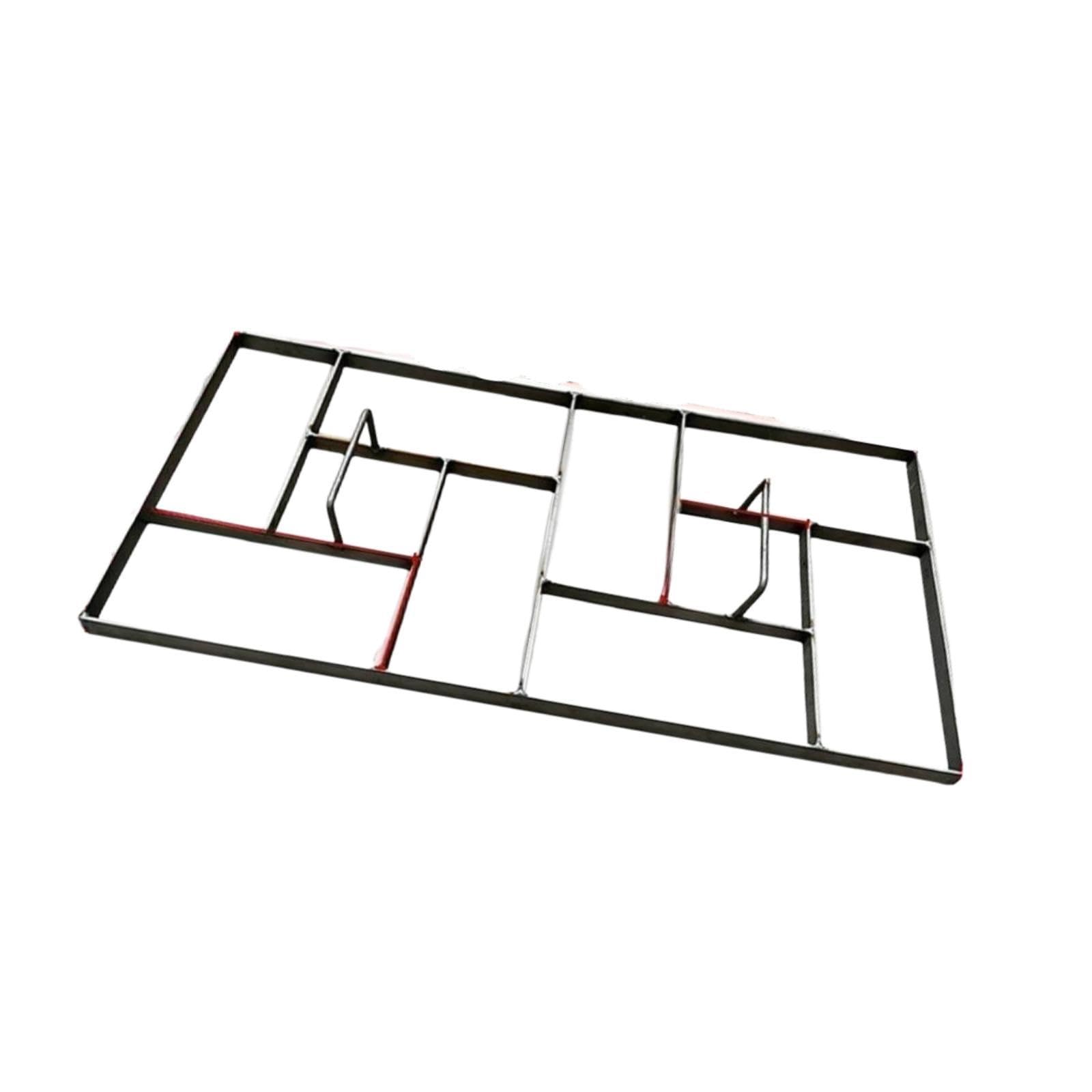 Perfeclan Plantilla para Crear senderos, Patios, losas Decorativas, pavimento Reutilizable y fácil Usar, Panel encofrado hormigón para jardín, 60 Cm X 30.5 Cm