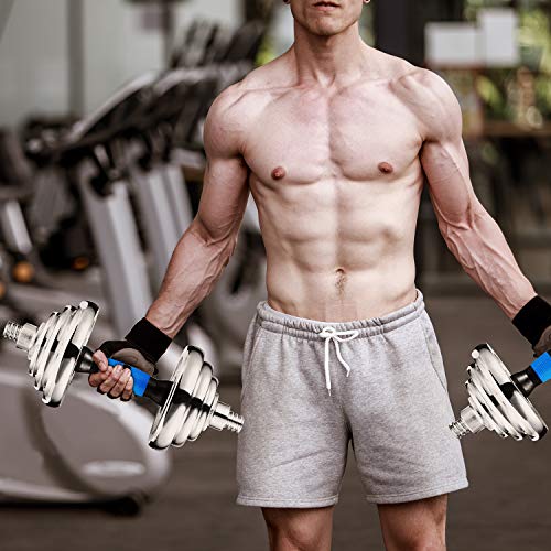 pelapola Adjustable Dumbbell with Connector Option,Free Weights 2-in-1 Set,Non-Slip Neoprene Hand, All-Purpose, Home, Gym, Office - Home Fitness Guru pelapola Adjustable Dumbbell with Connector Option,Free Weights 2-in-1 Set,Non-Slip Neoprene Hand, All-Purpose, Home, Gym, Office - Image 7