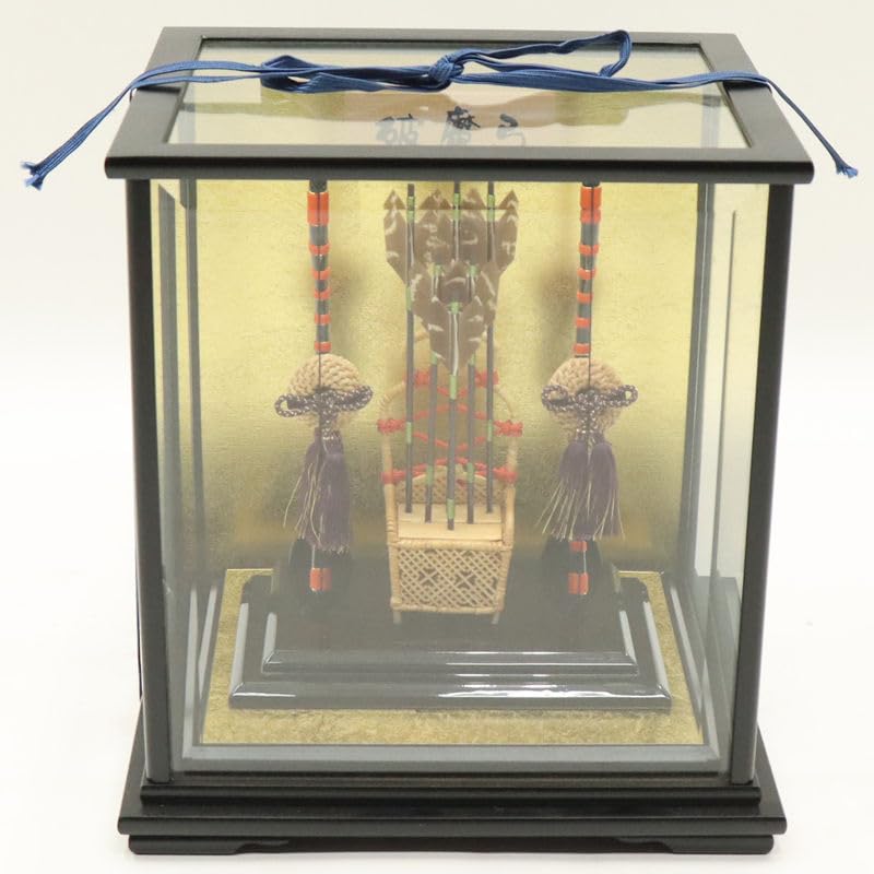 Amazon | アウトレット品 正月飾り 破魔弓 ケース飾り 藤箙 幅29cm