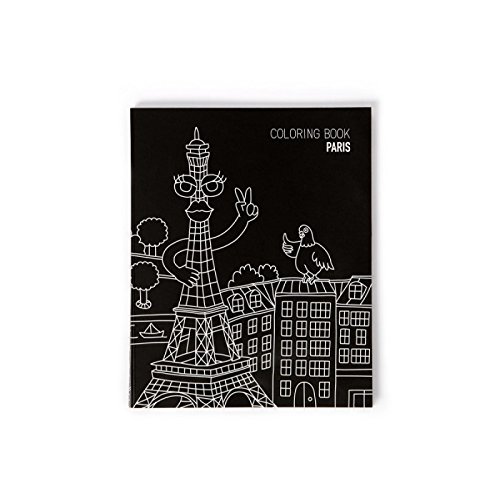 OMY CAR01 Paris notitieboek om te kleuren papier meerkleurig 25 x 12 x 15 cm