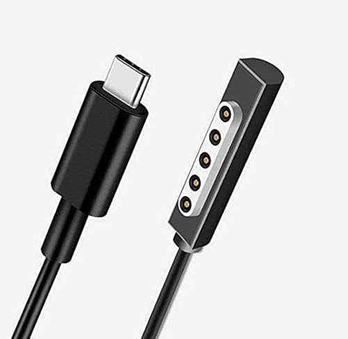 Cable de carga USB C compatible con Surface Pro 2 compatible con Aifulo PD Microsoft Surface Pro 1/2 / RT, cable de carga tipo C de 4.9 ft