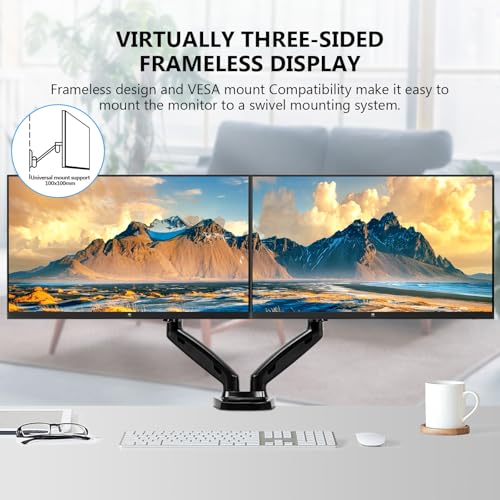 Image of 24 inch Monitor, Z-Edge Computer Monitor, Full HD 1920 x 1080p IPS 100Hz PC Monitor with HDMI, VGA, Frameless, U24I Anti-Glare Screen