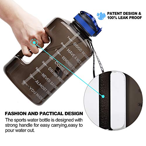 SLUXKE-378L22L-Water-Bottle-Motivational-Sports-Water-Bottle-with-Time-Marker-BPA-Free-Leakproof-Resuable-Large-Fitness-Water-Jug-for-Gym-Training-Hiking-Travel-OfficeSchool