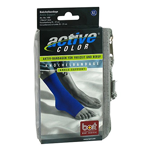 bort 1450 x-large blau ActiveColor Knöchelbandage für rechts und links gleich, x-large, blau