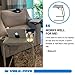 Table-Mate TV Tray Table | Portable Desk Folding Dinner Tray, Couch Table Trays for Eating Snack Food, Portable Laptop Desk, Bed Trays for Eating | Adjustable TV Trays with 3 Angles and Cup Holder