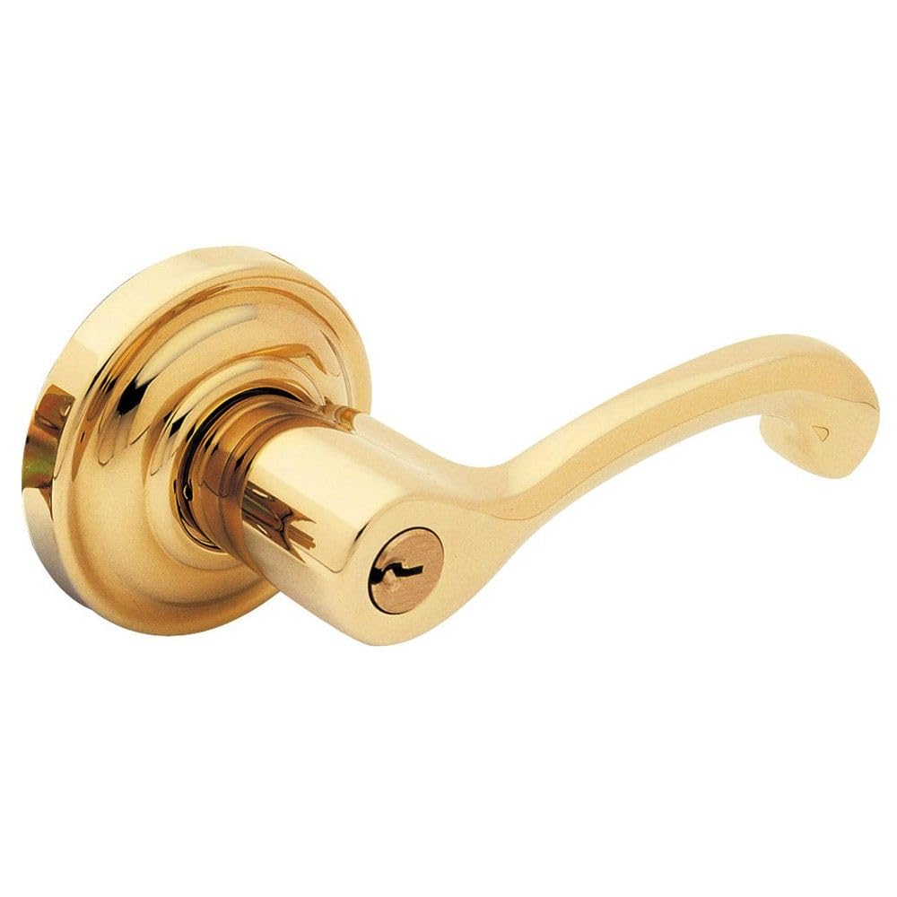 Baldwin 5245.003.RENT Classic Lever Keyed Entry Set, Lifetime