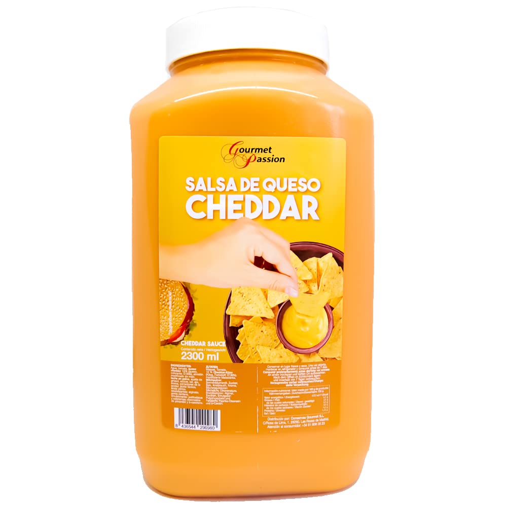 Buy Original Recipe Cheddar Cheese Sauce 2.3kg / Gourmet Passion Salsa