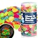 Graham Products 450 pcs, 2.2 lbs Glow in The Dark Pebbles (Multicolor) - Indoor Outdoor Zen Garden Stones, Moonlight Yard Plant Decorations, Fish Tank Aquarium Rocks, Solar Backyard LED Patio Decor