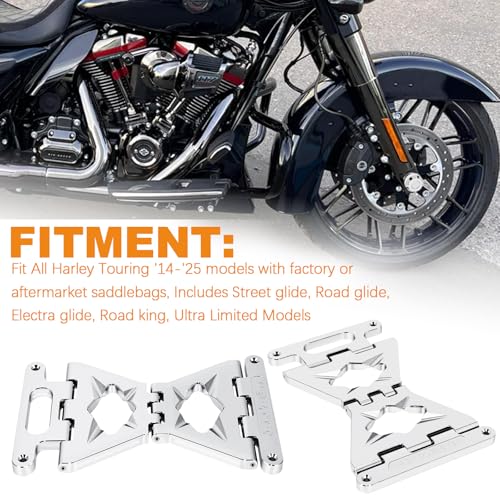 Soportes para tapas de alforjas Harley Touring 2014-2026 miniatura 3