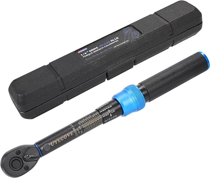【ボブ】D FORCE VS-50 OOX UYECOVE 1/4 Inch Drive Click Torque Wrench 10-50 IN-LB,Dual